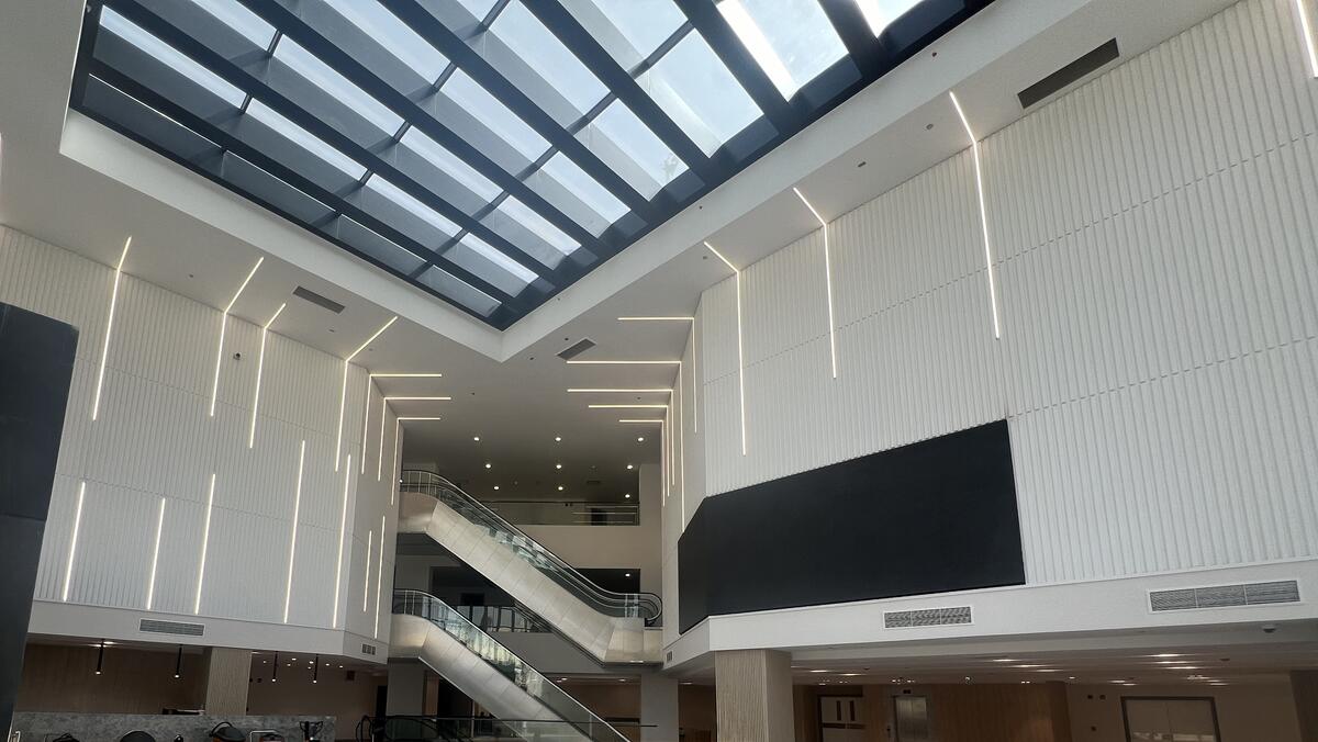 New Giza Hospital — cladding and interior finishing