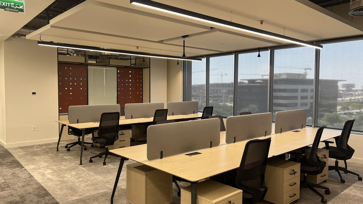 El Sewedy Electric HQ — false ceiling installation